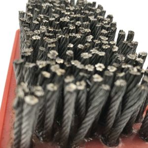 Customized OBM Support 100mm-300mm Nylon Frankfurt Abrasive Brush for Stone