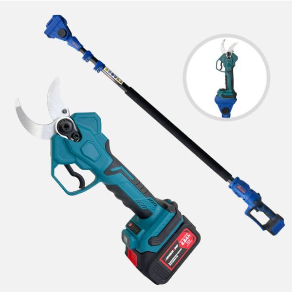 Garden Wireless Electric Pruning Shears 40MM Battery Powered Telescopic Pruner