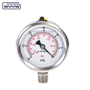 Buy cheap Back Glycerine Shock Resistant Hydraulic Jack Pressure Gauge Range Customized from wholesalers