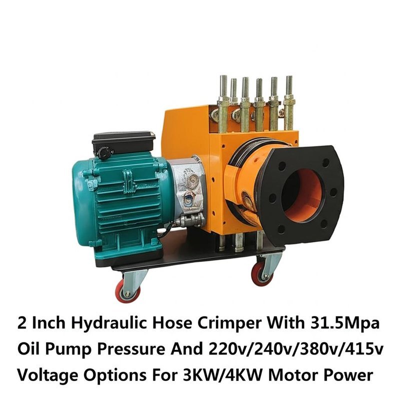 Buy cheap 2 Inch Hydraulic Hose Crimper with New Technology Forging Process and One-Piece Without Welding Points for High Durability from wholesalers