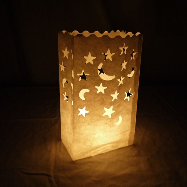 Buy cheap Star Moon Paper Luminaries Bag (10 Pack) from wholesalers