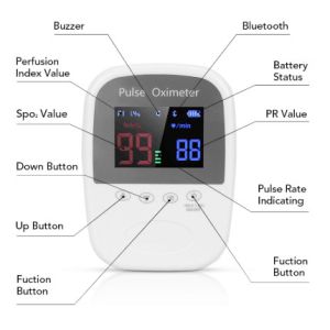 Fingertip Handheld Pulse Oximeter Plastic Material BM1000A