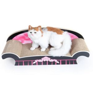 Buy cheap Horizontal Cardboard Scratch Pad  Minimize Carbon Footprint With Catnip Inside from wholesalers