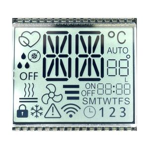 Buy cheap Positive Transflective TN Segment Code LCD Application For Thermostat from wholesalers