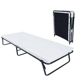 Buy cheap Outdoor Folding Rollaway Guest Bed With Memory Foam Mattress Lounger Sofa Bed Included from wholesalers