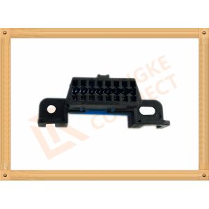 Automotive 16 Pin Obd Female Connector / Obd2 16 Pin Connector SOF009