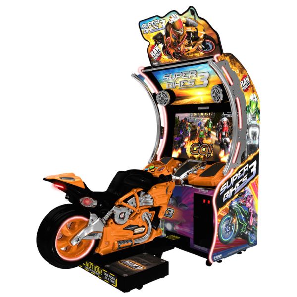 300W Moto Bike Racing Simulator SUPER BIKE 3 Arcade Racing Simulator For Game Center