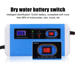 Buy cheap Private Mold Yes Car Motorcycle Battery Digital Display Charger 12V 24V 10A High Power Intelligent Battery Charger Automatic Universal Charger from wholesalers