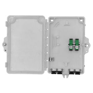 Buy cheap IP55 White Grey Black ABS PC Fiber Optic Distribution Box For Wall Mounted Pole Installation from wholesalers