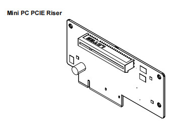 Quality ATM Spare Parts NCR   009-0030958 MINI PC PCIE RISER for sale