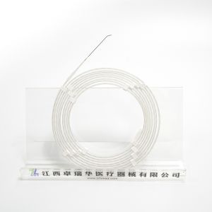 EO Sterilize Angled Zebra Guide Wire Super Elastic Nitinol Guide Wire