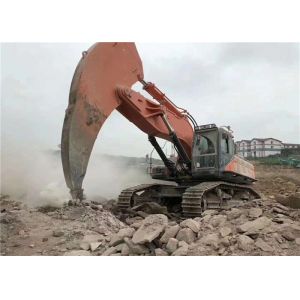 Powerful Breaking Force Digger Arm To Break Hard Rock / Soil Excavator Spare