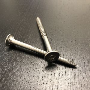 G304 14g Batten Screws 75mm Type 17 Stainless Steel Screws Bugle Head With Ribs