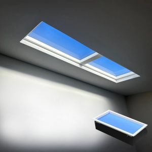 Buy cheap Surface Mounted LED Artificial Skylight in White Light with High Light Intensity from wholesalers