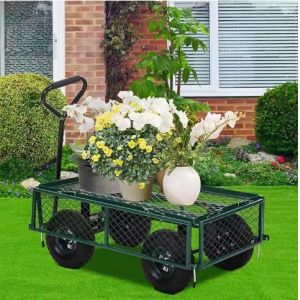 Buy cheap 86*46*85 Heavy Duty Folding Cleaning Garden Wagon Cart with Iron Frame from wholesalers