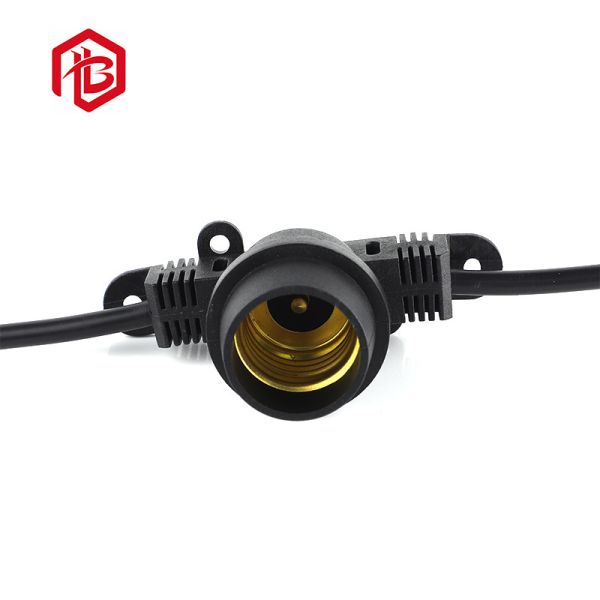 Buy cheap IP67 Waterproof Grade E27 Socket With Cable Outdoor String Light With Nylon And Rubber from wholesalers