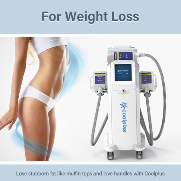 Painless Cryolipolysis Slimming Machine White Cryo Body Sculpting Machine