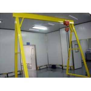 Buy cheap Durable Single Beam Gantry Crane Electric Hoist With Hook Cargo Lifting Electricity Power from wholesalers