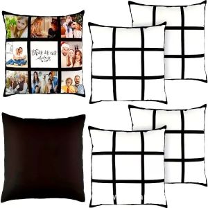 DIY 9 Panel Sublimation Cushion Cover Printable Customized Design Blank