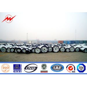 Buy cheap Galvanized Electrical Steel Power Pole 110kv 132kv 230kv Transmission Line from wholesalers