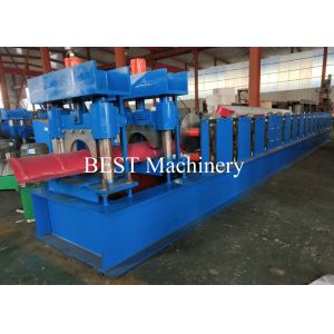 Color Coated Top Roll Ridge Cap Roll Forming Machine with Pressing Device