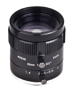 Buy cheap 1" 35mm C mount 5 Megapixel Manul Iris Lens from wholesalers