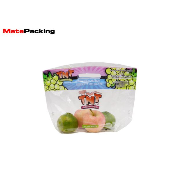 Quality Anti Fog CPP Fresh Vegetable Plastic Packaging Bags Customized Thickness for sale