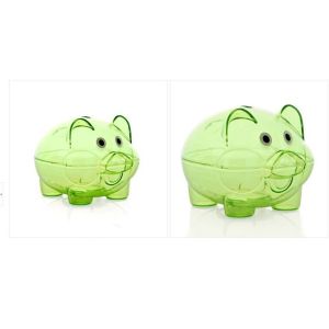 Buy cheap Safe Simulation Transparent Piggy Bank Environmentally Friendly product