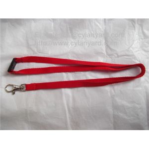 Buy cheap Cheap plain polyester neck strap lanyards, blank polyester badge lanyards, from wholesalers