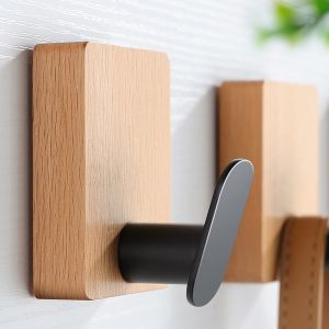 Buy cheap Solid Wood Beech Wall Hook - Handmade Customizable Coat Hanger from wholesalers
