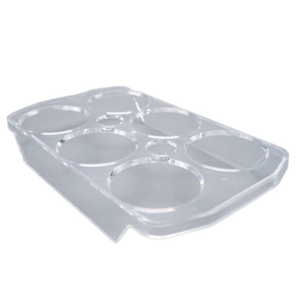 Quality Refrigerator Egg Shelf Plastic Support Parts Bulk Custom Injection Molding for sale