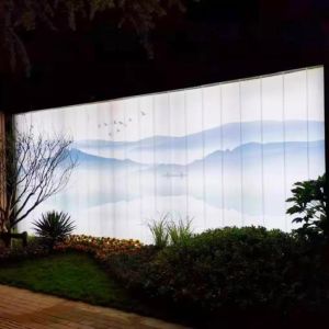Buy cheap 6mm U Shape Tempered Clear Frosted Glass Curtain Facade With Interlining Drawings from wholesalers