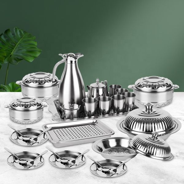 Buy cheap Amazon TOP Seller Different Piece Cookware Set Custom Pots And Pans Wholesale 28pcs Stainless Steel Cooking Pot Set from wholesalers