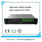 Buy cheap fiber optical amplifier 2U rack 32 port output CATV EDFA 19dBm each port output from wholesalers