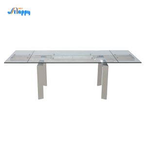 90cm Width Rectangular Extension Dining Table Easily Wiped Down With Modern