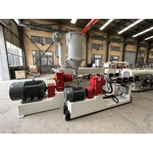 Buy cheap Plastic Profile WPC Water Drainage Pipe Making Extrusion Double Screw Single Screw Machine from wholesalers