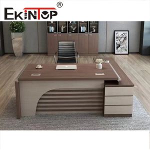 Buy cheap Particleboard Office Desk With Side Table OEM ODM Commercial Furniture from wholesalers