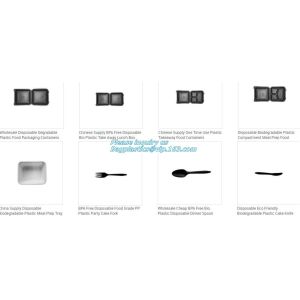 SUGARCANE CUPS PLATE BOWL CONTAINERS, PLA FOOD TRAY, CULTERY, STRAW, ECO