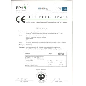 Anhui Coordinated Lin Plastic Techonology Co.,Ltd Certifications