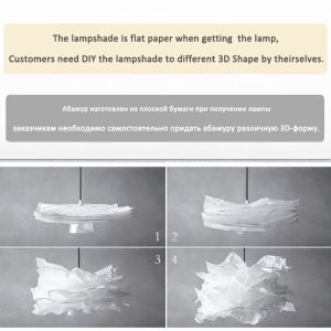 Buy cheap Modern White Cloud Chandeliers Bedroom Living Room Dining Room Paper Chandeliers(WH-MI-403) from wholesalers