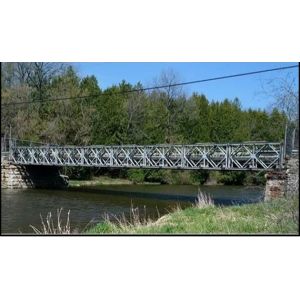 Q345B - Q460C Grade Steel Bailey Bridge Fabrication