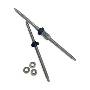 Buy cheap Plain Finish Stainless Steel Solar Roof Mount Hanger Bolt for Strong and Stable Mounting from wholesalers