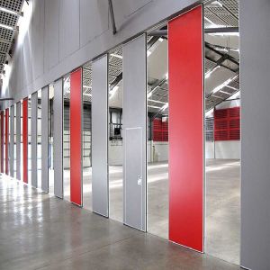 Buy cheap Melamine Acoustic Partition Wall For Function Hall , Sliding Soundproof Room Dividers from wholesalers