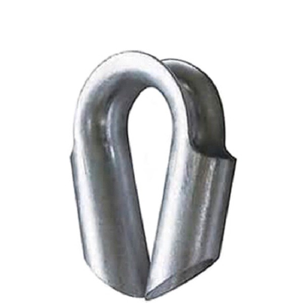 Buy cheap Hot Dipped Galvanized Wire Rope Thimble Carbon Steel Tube Thimble 10 - 38mm from wholesalers