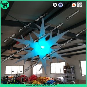 Inflatable Snowflake With LED Light,Lighting Inflatable Snow Flower