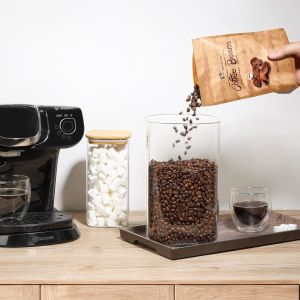 Buy cheap Glass Pantry Storage Containers, 138/50 oz Large Square Flour Sugar Containers Airtight Lids, Gallon Glass Jars from wholesalers