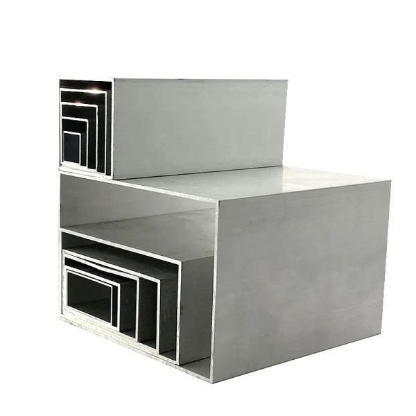 Quality 6061 T6 Aluminium Square Tubes High Frequency Anodized Aluminum Pipe for sale