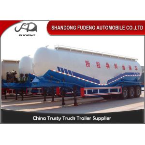 Buy cheap Double Compartments W Shape Bulk Cement Tanker Trailer Steel Q345B Main Beam from wholesalers