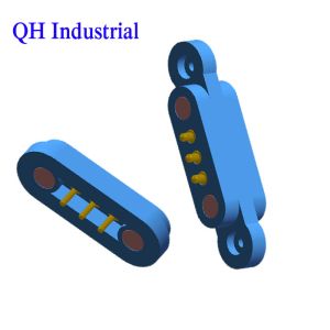 Buy cheap 3Pin PCB Connector magnetic pogo pin Czech Repubic PCB Mount magnetic spring loaded connector from wholesalers