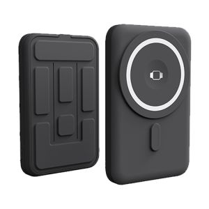 Buy cheap Ultra-thin Charging With Bracket Wireless Magnetic Power Bank 10000 Mah Mini Magnetic Power Banks Suitable for I Phone 12 13 14 from wholesalers